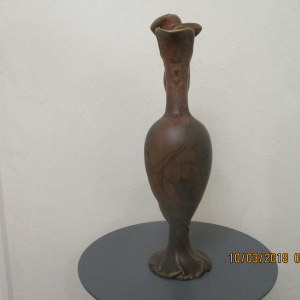 Pichet à anse en céramique art nouveau