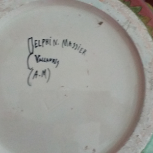 cache pot Delphin-Massier Vallauris