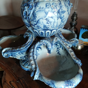 Grand vase à 3 coupelles