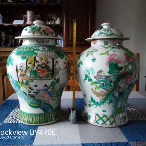 Deux poteries chinoised