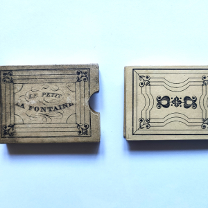 Livre miniature "Le petit La Fontaine" Firmin Didot Frères, 24 rue Jacob