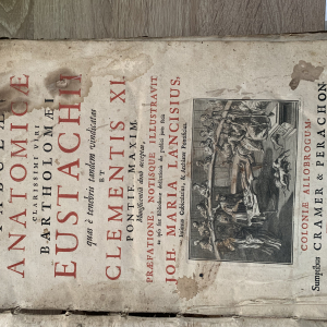 Livre de planche anatomique bartholomaei eustach