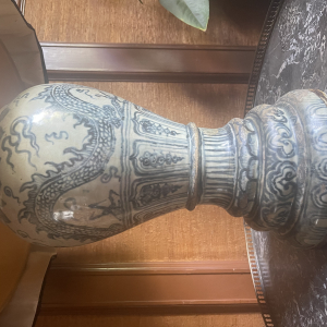 Pied de lampe chinoise ancienne