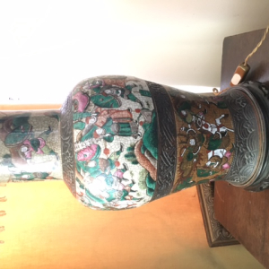 Lampe En Porcelaine De Nankin, Chine