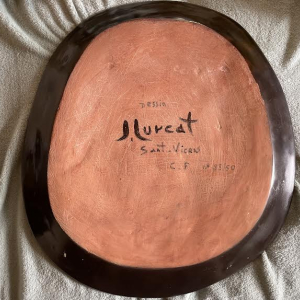 Deux plats en Céramiques  Jean Lurçat