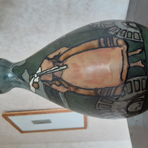 Vase signé HB Quimper Odetta