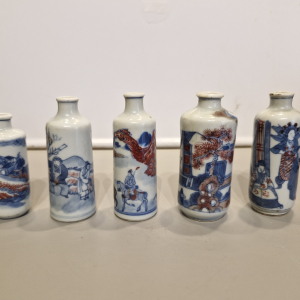 Lots de 5 Tabatières anciennes, non signées