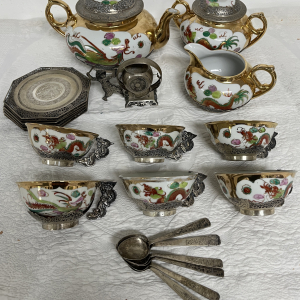 Service à thé VIETNAM 1950 COMPLET