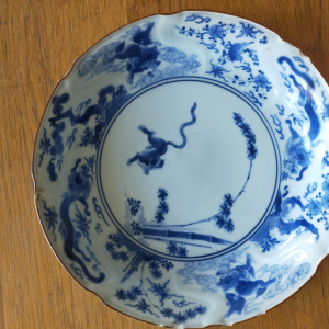 deuxième assiette en porcelaine kakemion periode edo
