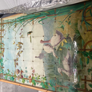 8 Panneaux en faïence - Monterau B&C Creil