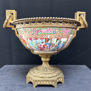 Coupe en porcelaine de canton CHINE