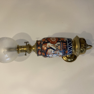Paire de lampes en porcelaine d’imari