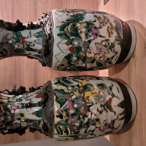 2 vases chinois