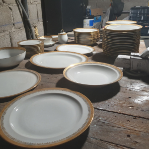 service porcelaine d art de limoges 68 pieces