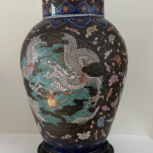 Grande potiche chinoise, 19ème siècle.