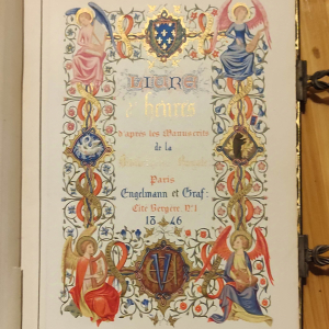Livre d'heures Engelman et Graf 1846