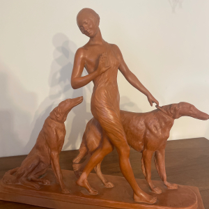 Sculpture terre signée Louis Riché