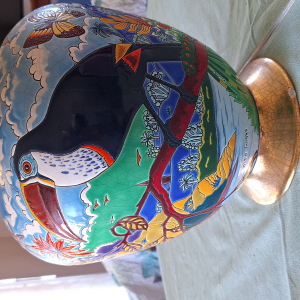 Lampe signée  Alain  Thomas