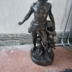 Bronze Emile Boisseau La défense du foyer