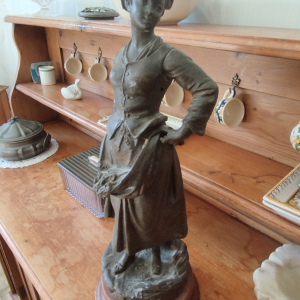 Femme bronze Émile Bruchon