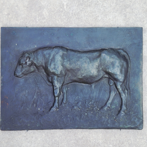 Plaque bas-relief signée Briffault