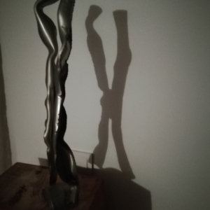 Sculpture métal A. Feraud style contemporain