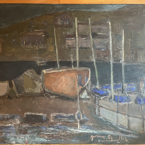 Tableau signé Julien Py - 1962