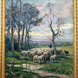 Tableau signé Prévot Valéri.