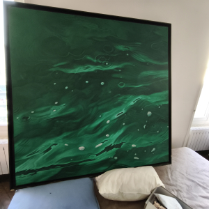 Peinture Schlosser 1984 130x130cm