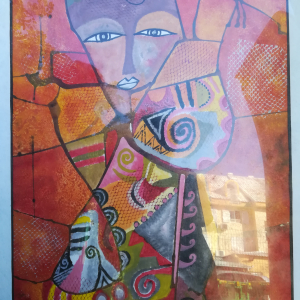 Tableau signé Diatta seck