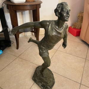 Sculpture Art déco bronze de Charles Lemoyne 1920