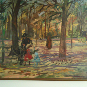 Tableau signé Grau-Sala  Huile sur toile