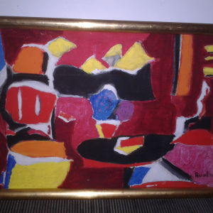 tableau n°1 1 Nadine MOISE   Le skieur n°32  DAUME