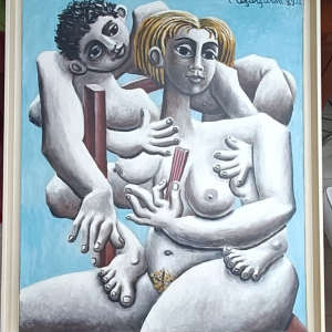 Tableau signé Lazerguren.