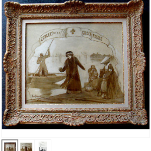 Jean BERAUD "Concert de la croix rouge"