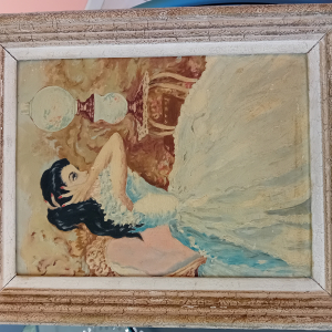 Tableau signé par Louise de Vilmorin