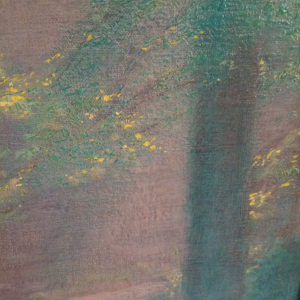 Tableau "Le Petit Chemin" Huile sur toile 21x31 cm