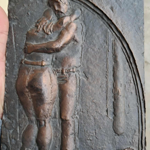 Sculpture en bronze 'Couple enlacé' Richard Hess