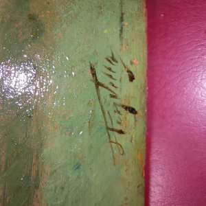 Tableau signé Horace Antoine Fonville