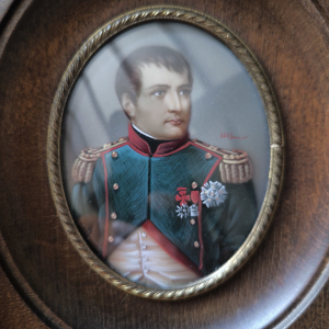 Petit peinture napoleon signée