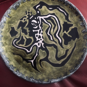 Assiette signée Jean Lurçat