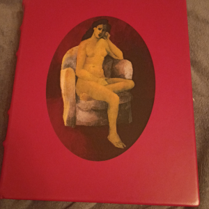 Livre reliure pleine peau rouge Le Diable au Corps