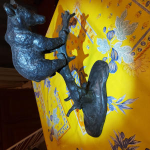 Bronze signé Burshelberger