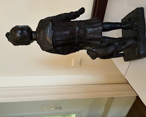 Statue originale unique en bronze, signée en 1915 par l'artiste Ulric H. Ellerhusen