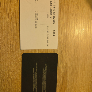 Sac Yves Saint Laurent noir cuir veau aniline, 23x15x5 cm