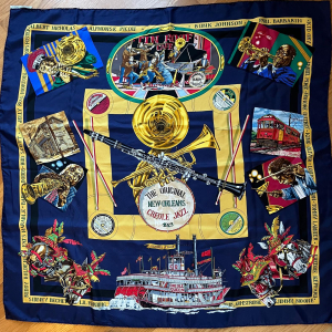 Foulard Hermes en soie vintage