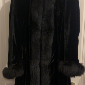 Manteau Gianni Versace fourrure