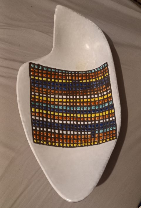 
															Grande assiette céramique Roger Capron
														