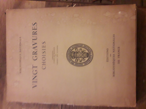 
															Edition biblioteheque nationale de France, 2 gravures choisies, 1928
														