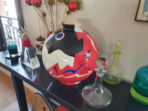 
															Vase céramique de Longwy
														